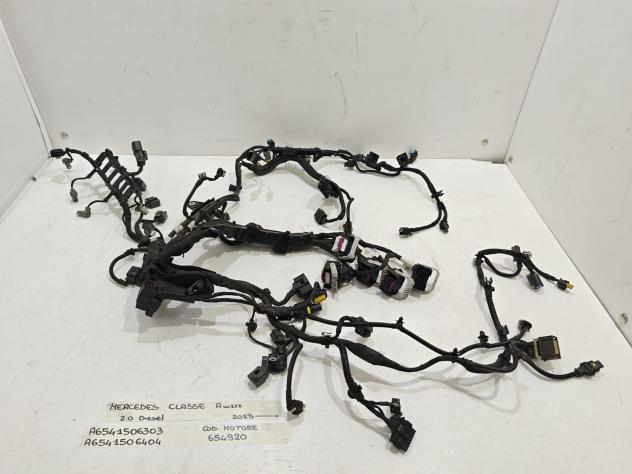 CABLAGGIO IMPIANTO ELETTRICO MOTORE MERCEDES Classe A Serie (W177) A6541506404 A6541506303 654920 Diesel 2.0 AUT (18)