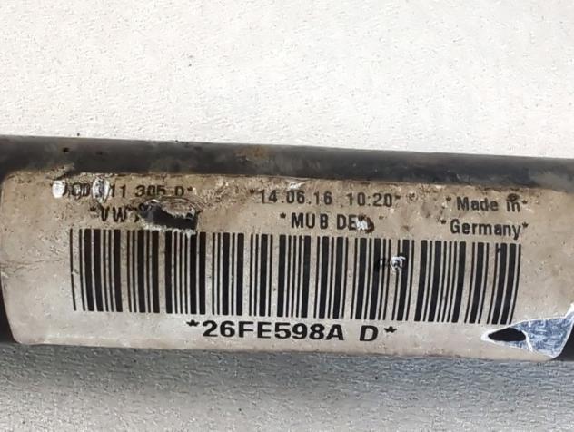 3C0511409D BARRA STABILIZZATRICE POSTERIORE AUDI Q3 2.0 D 4X4 110KW AUT 5P (2016) RICAMBIO USATO - Foto 8