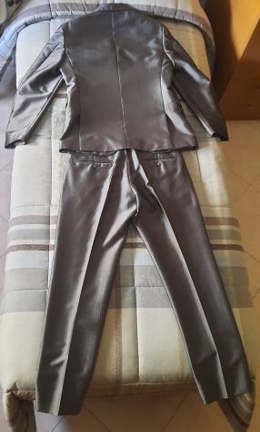 ABITO/VESTITO ELEGANTE UOMO GRIGIO “ALESSANDRO UOMO” DA CERIMONIA/FESTA TAGLA:50 - Foto 2