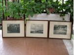 quadri con stampe antiche, 4 Stampe antiche Peretti Griva,