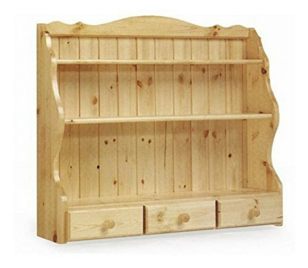 Arredamenti Rustici: Piattaia in Legno cod 580/Nat con Cassetti