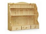 Arredamenti Rustici: Piattaia in Legno cod 580/Nat con Cassetti
