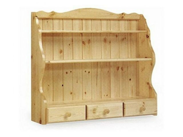 Arredamenti Rustici: Piattaia in Legno cod 580/Nat con Cassetti