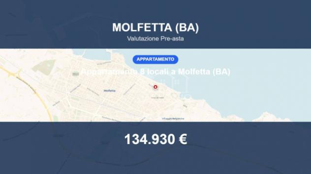 Immobile in asta di 147 m² con più di 5 locali in vendita a Molfetta