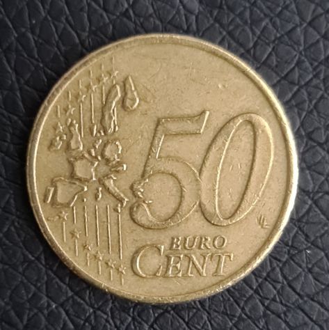 Moneta 50 eurocent Grecia 2002 - Foto 2