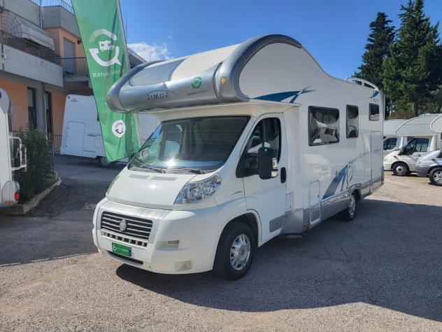 CAMPER RIMOR DUCATO MANSARDATO MATRIMONIALE GARAGE 6 POSTI GANCIO TRAINO GENERALI CAMPER - Foto 2