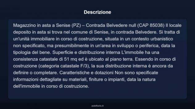 Immobile in asta di 51 m² in vendita a Senise - Foto 9