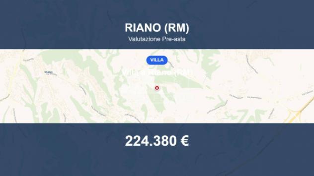 Immobile in asta di 150 m², box auto in vendita a Riano