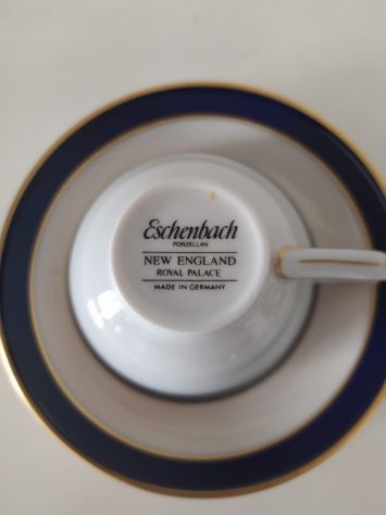 Porcellane Eschenbach modello New England Royal Palace (bordo blu cobalto e oro) - Foto 2