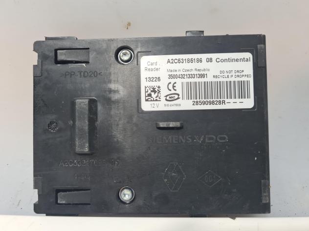 LETTORE CHIAVE ACCENSIONE RENAULT Scenic Serie A253185186 (0916)