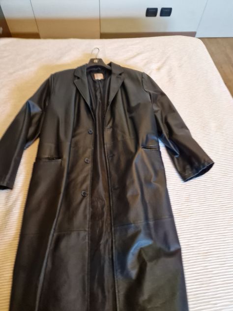 Cappotto vera pelle nero - Foto 2