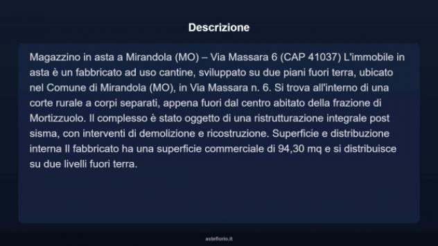 Immobile in asta di 94 m² in vendita a Mirandola - Foto 4