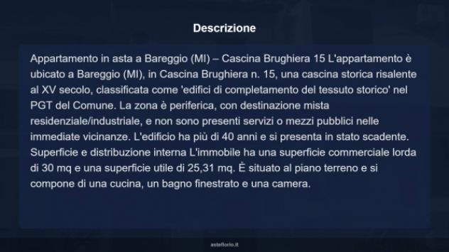 Immobile in asta di 30 m² in vendita a Bareggio - Foto 12