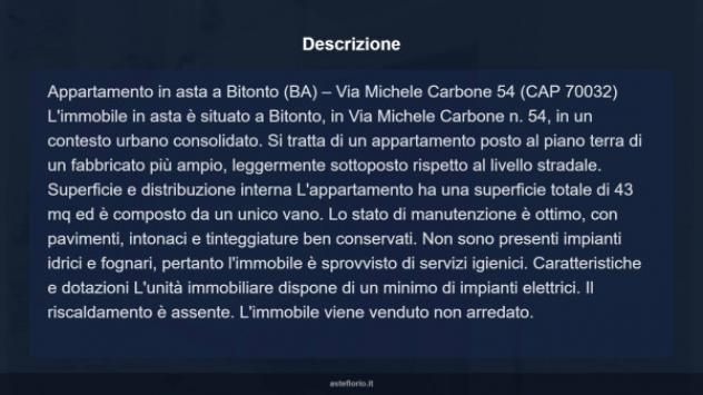 Immobile in asta di 43 m² in vendita a Bitonto - Foto 13