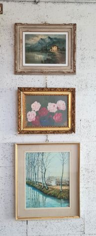 Collezione n° 15 quadri vintage , tecniche e soggetti vari - Foto 4