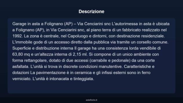 Immobile in asta di 63 m² in vendita a Folignano - Foto 5