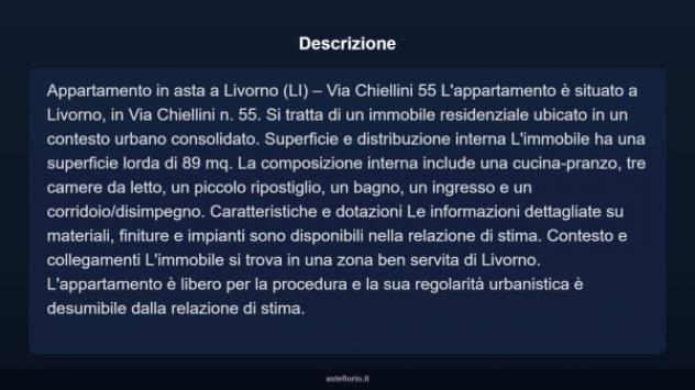 Immobile in asta di 89 m² in vendita a Livorno - Foto 4
