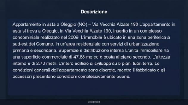 Immobile in asta di 47 m², box auto in vendita a Oleggio - Foto 6