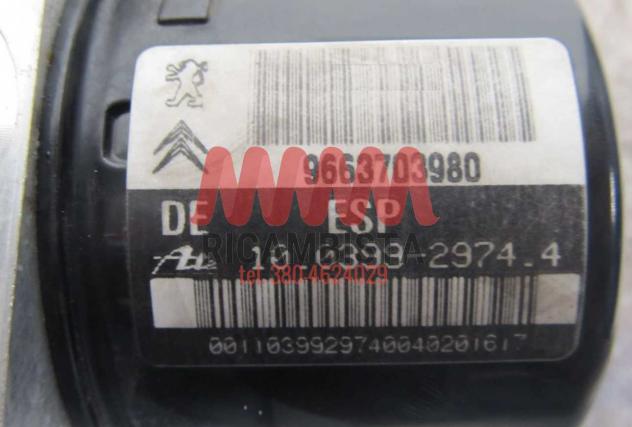 10.0399-2974.4 Peugeot 207 centralina gruppo pompa ABS - Foto 2