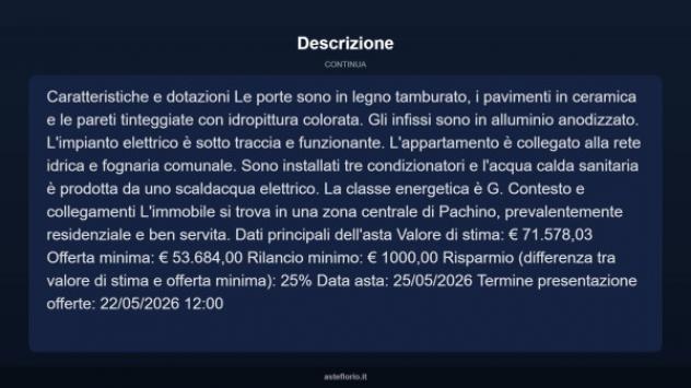 Immobile in asta di 137 m² con più di 5 locali in vendita a Pachino - Foto 18