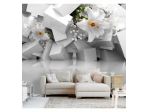 Fotomurale Adesivo Con I Fiori In 3d ARREDALACASA