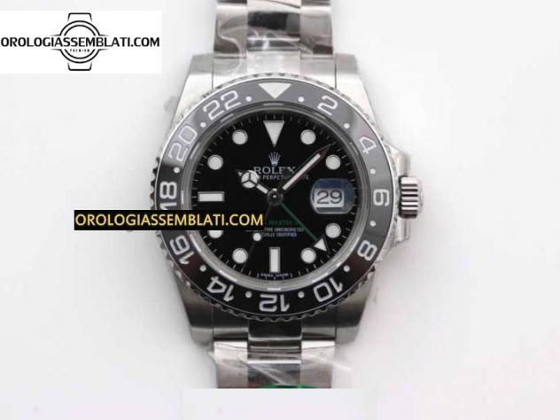 Rolex Replica GMT MASTER II 116710 LN 904L SS MIGLIOR EDIZIONE SUL BRACCIALE OYSTER 3186
