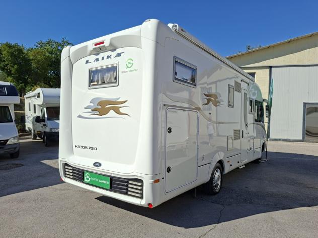 MOTORHOME LAIKA DUCATO SEMIDINETTE GARAGE BASCULANTE CLIMATIZZATORE FOTOVOLTAICO CAMPEGGIO CAMPER USATI GENERALI 1407 - Foto 4