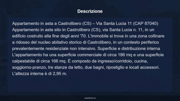 Immobile in asta di 186 m² in vendita a Castrolibero - Foto 14