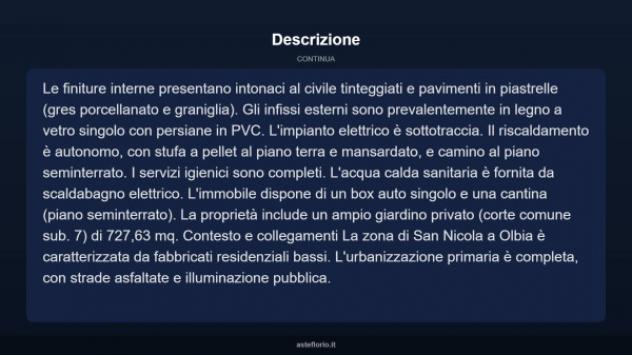Immobile in asta di 157 m² con più di 5 locali e box auto in vendita a Olbia - Foto 13