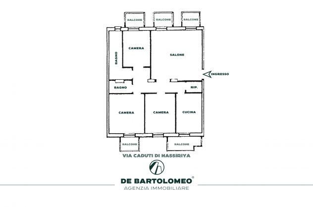 APPARTAMENTO VIA CADUTI DI NASSIRIYA (ZONA GIARDINI VIRGILIO) - Foto 10
