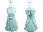 DISPENSER SAPONE DAMINA 300ML UTILIZZABILE IN BAGNO E IN CUCINA (COLORE VERDE)