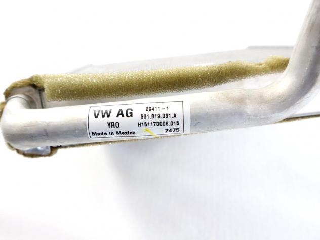 561819031A TERMOSCAMBIATORE RISCALDAMENTO VOLKSWAGEN MAGGIOLINO 1.4 B 118KW 6M 3P (2014) RICAMBIO USATO - Foto 8