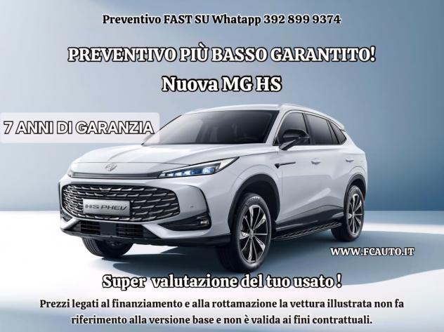 Mg HS PHEV lux , nuova da configurare !