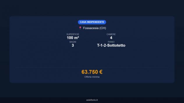 Immobile in asta di 100 m² con più di 5 locali e box auto in vendita a Fossacesia - Foto 16
