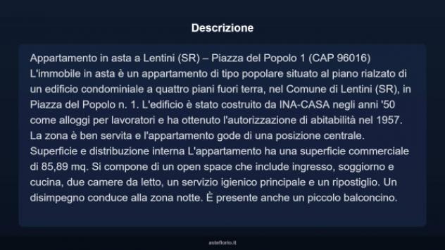 Immobile in asta di 85 m² in vendita a Lentini - Foto 7