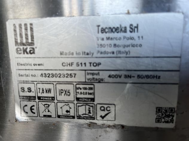 FORNO combinato EKA CHF 511 TOP 5 teglie GN 1/1 - Foto 2