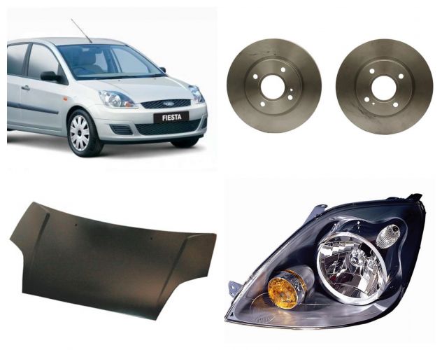Ford Fiesta paraurti cofano frontale fanale 2005 06 07 2008