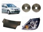 Ford Fiesta paraurti cofano frontale fanale 2005 06 07 2008