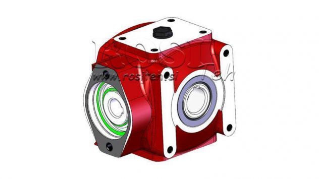 -RIDUTTORE - MOLTIPLICATORE RT45 PER MOTORE IDRAULICO - Foto 4