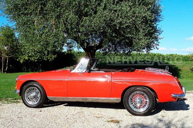 Mg MGB Roadster 1800 1964 Prima Serie Rosso Guida a Sinistra - Foto 9