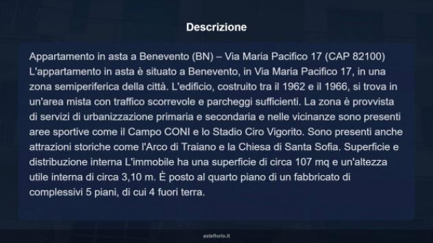 Immobile in asta di 107 m² con più di 5 locali in vendita a Benevento - Foto 9