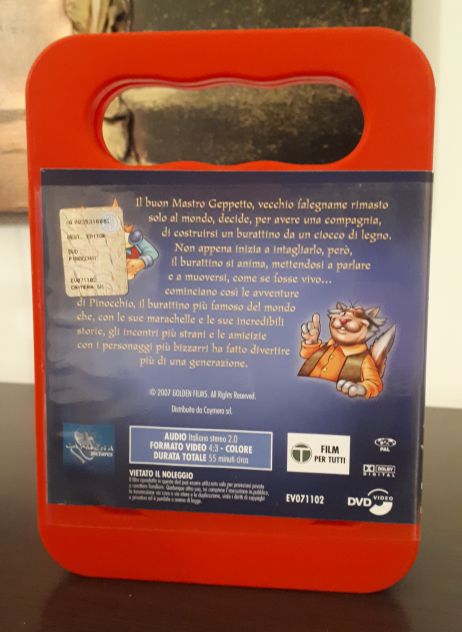 Pinocchio DVD Video, CAYMERA pictures GOLDEN FILMS 2007. - Foto 4