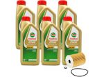 Castrol Kit Olio Motore Edge C3 5W30 6LT + Filtro olio omaggio