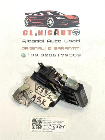 SERRATURA ANTERIORE SINISTRA BMW Serie 5 E39 Touring 8352165 M57306D1 (9603)