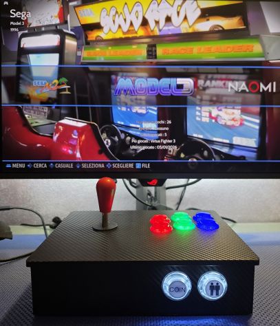 Console arcade artigianale PC HP retro game nuova - Foto 5