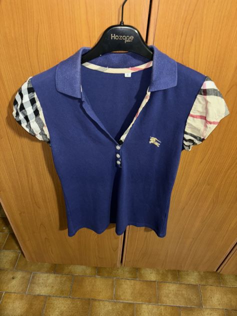 MAGLIETTA POLO IN OTTIME CONDIZIONI DA DONNA,IN COTONE,TAGLIA S,LEGGERMENTE ELAS - Foto 6