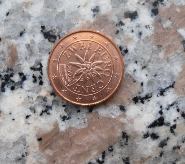 MONETA DA 2 CENTESIMI EURO AUSTRIA DEL 2002 MAI CIRCOLATA - - Foto 2