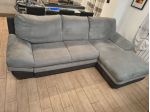 Divano angolare con chaise lounge