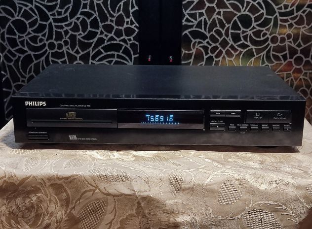 Philips CD 710 Lettore Cd Compact Disc Player - Laser Nuovo