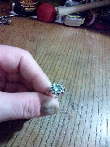 ANELLO  DA DONNA  ARGENTO  800 MODELLO  MARGHERITA - Foto 2